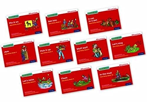 Read Write Inc - Phonics Red Ditty Books - Colour Pack of 10 (NC READ WRITE INC - PHONICS) von Oxford University Press