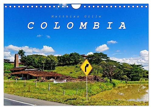 Colombia / UK-Version (Wall Calendar 2025 DIN A4 landscape), CALVENDO 12 Month Wall Calendar: Colombia - A country of contrasts von Calvendo