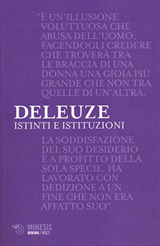 Istinti e istituzioni (Minima / Volti) Istinti e istituzioni (Minima / Volti)