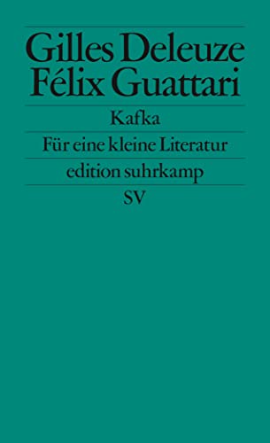 Kafka: Für eine kleine Literatur (edition suhrkamp) von Suhrkamp Verlag AG