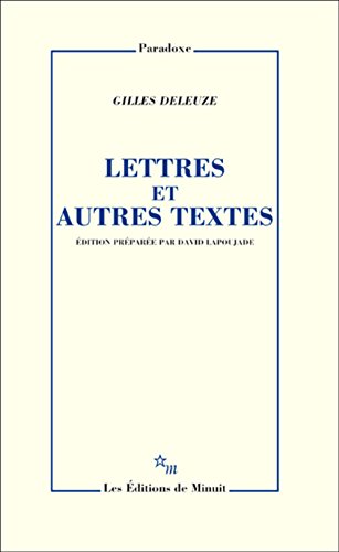 Lettres et autres textes von MINUIT