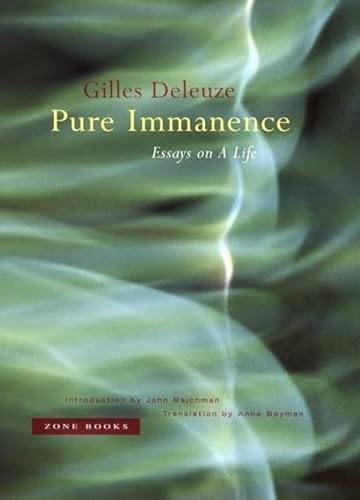 Pure Immanence: Essays On A Life (Mit Press) von Zone Books