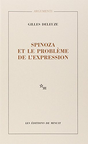 Spinoza et le problème de l'expression von MINUIT