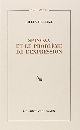 Spinoza et le problème de l'expression Spinoza et le problème de l'expression