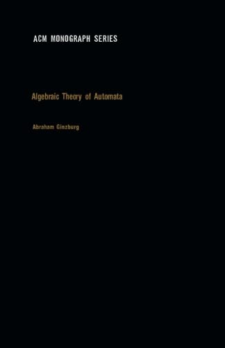 Algebraic Theory of Automata