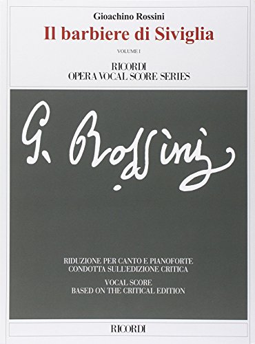Il Barbiere Di Siviglia Chant Vol.I & II von RICORDI