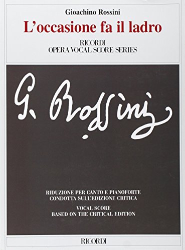 L'Occasione Fa Il Ladro Ossia Il Cambio Della