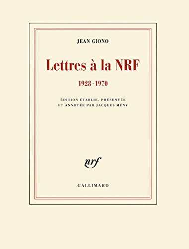 Lettres à la NRF: (1928-1970)
