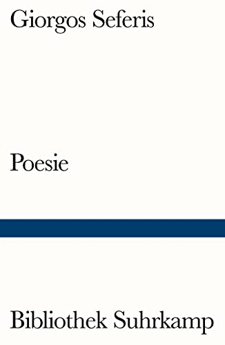 Poesie: Gedichte. Griechisch und deutsch (Bibliothek Suhrkamp)