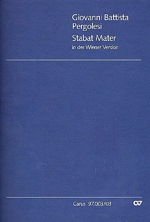 Stabat Mater, Klavierauszug: (Wiener Fassung). Lateinisch