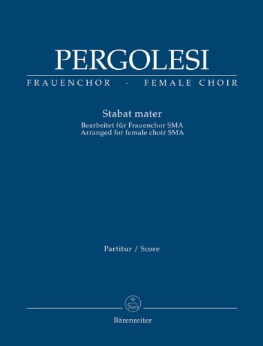 Stabat Mater: Bearbeitet für Frauenchor SMA. Partitur