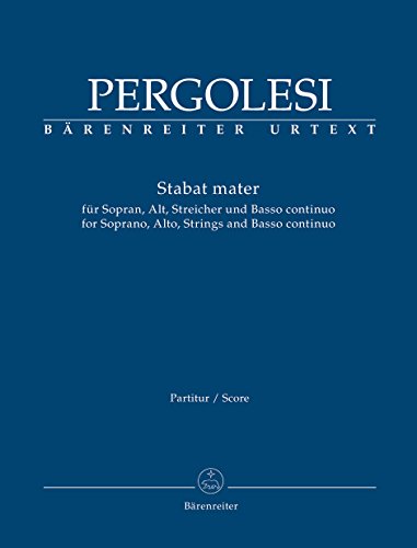 Stabat mater. Partitur von Bärenreiter Verlag Kasseler Großauslieferung