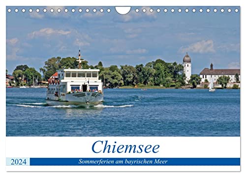 Chiemsee - Sommerferien am bayrischen Meer (Wandkalender 2024 DIN A4 quer), CALVENDO Monatskalender von CALVENDO