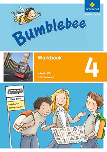 Bumblebee - Ausgabe 2015: Workbook 4 plus Portfolioheft und Pupil's Audio-CD (Bumblebee 1 - 4: Ausgabe 2015 für das 1. - 4. Schuljahr) von Schroedel Verlag GmbH