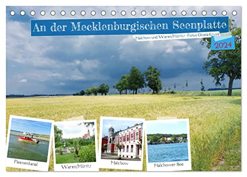 An der Mecklenburgischen Seenplatte Malchow und Waren/Müritz (Tischkalender 2024 DIN A5 quer), CALVENDO Monatskalender von CALVENDO