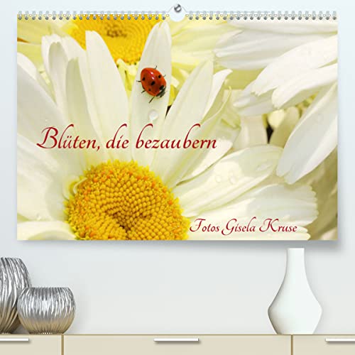 Blüten, die bezaubern (hochwertiger Premium Wandkalender 2024 DIN A2 quer), Kunstdruck in Hochglanz