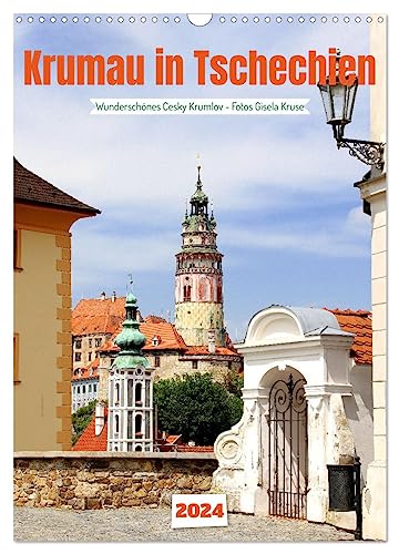 Krumau in Tschechien - Wunderschönes Cesky Krumlov (Wandkalender 2024 DIN A3 hoch), CALVENDO Monatskalender