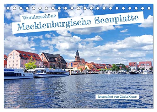 Wunderschöne Mecklenburgische Seenplatte (Tischkalender 2024 DIN A5 quer), CALVENDO Monatskalender von CALVENDO