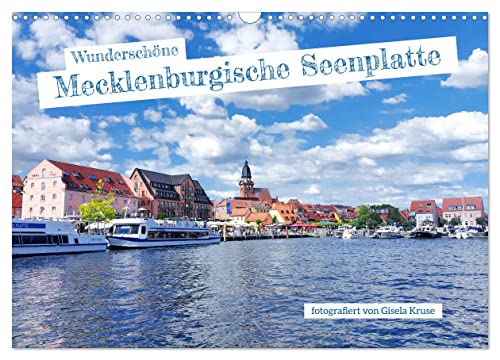 Wunderschöne Mecklenburgische Seenplatte (Wandkalender 2024 DIN A3 quer), CALVENDO Monatskalender