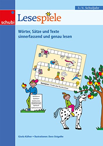 Lesespiele 3/4: 3. / 4. Schuljahr 15 Lernspiele rund ums Lesen (Lernspiele für den Deutschunterricht) von Georg Westermann Verlag