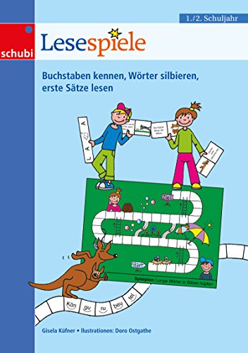 Lesespiele 1/2: 1. / 2. Schuljahr 17 Lernspiele rund ums Lesen (Lernspiele für den Deutschunterricht) von Schubi