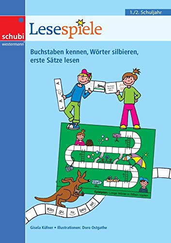 Lesespiele 1/2: 1. / 2. Schuljahr 17 Lernspiele rund ums Lesen (Lernspiele für den Deutschunterricht)