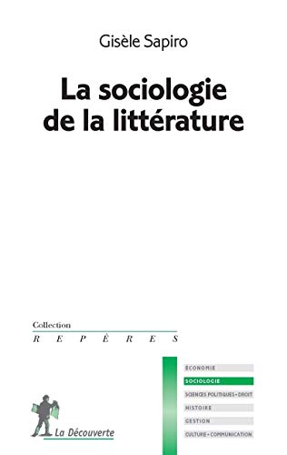 Sociologie de la littérature von LA DECOUVERTE