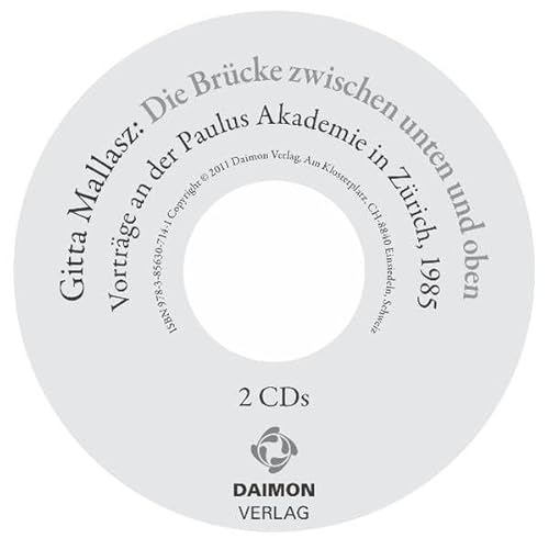 Die Brücke zwischen unten und oben: 2 CDs mit Vorträgen an der Paulus Akademie, Zürich, 1985 Die Brücke zwischen unten und oben: 2 CDs mit Vorträgen an der Paulus Akademie, Zürich, 1985