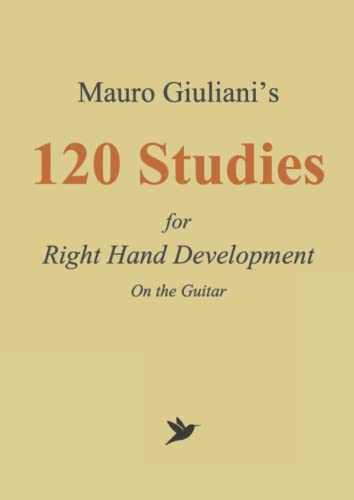 120 Studies for Right Hand Development on the Guitar by Mauro Giuliani von Independently published