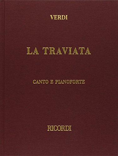 La Traviata Canto E Pianoforte von Ricordi