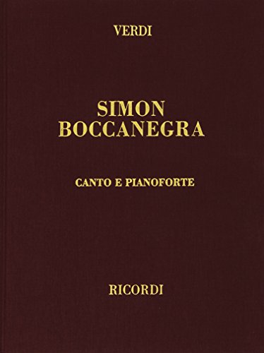 Simon Boccanegra (CHANT) von Ricordi