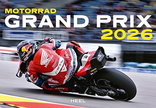Motorrad Grand Prix Kalender 2026: Wandkalender Motorrad-Weltmeisterschaft Moto-GP Motorrad Rennen von Heel