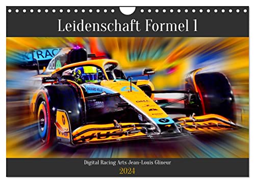 Leidenschaft Formel 1 (Wandkalender 2024 DIN A4 quer), CALVENDO Monatskalender