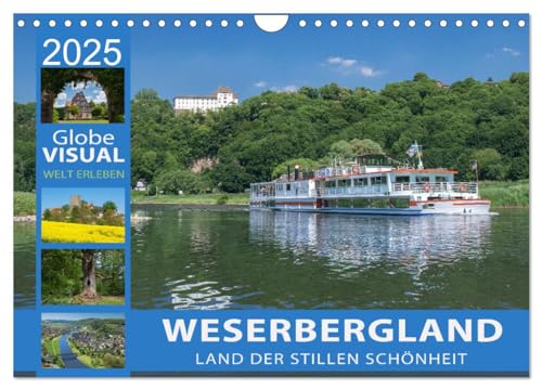 WESERBERGLAND - Land der stillen Schönheit (Wandkalender 2025 DIN A4 quer), CALVENDO Monatskalender