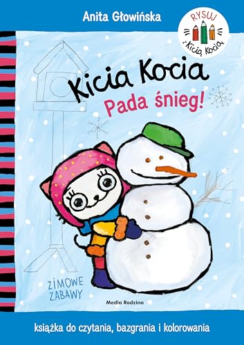 Kicia Kocia Pada śnieg Kolorowanka von Media Rodzina