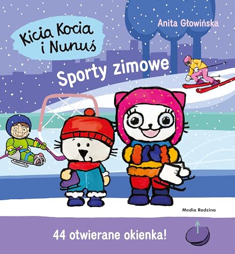 Kicia Kocia i Nunuś Sporty zimowe: 44 otwierane okienka