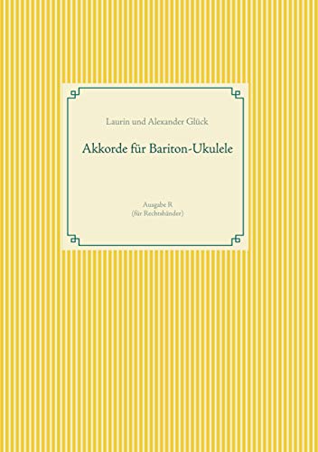 Akkorde für Bariton-Ukulele (G-Stimmung): Tabs, Grifftabellen. Ausgabe R für Rechtshänder