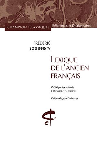 Lexique de l'ancien français von Champion
