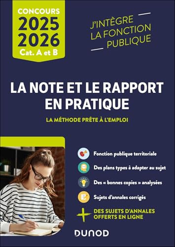 La note et le rapport en pratique - 2025-2026: La méthode prête à l'emploi von DUNOD