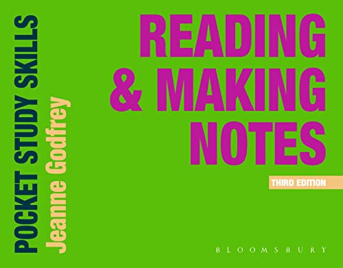 Reading and Making Notes (Pocket Study Skills) von Bloomsbury Academic