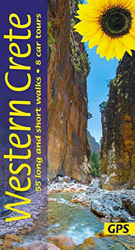 Western Crete Sunflower Walking Guide: 55 long and short walks, 8 car tours (Sunflower Guides) von Sunflower Books