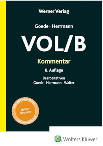 Kommentar zur VOL/B Kommentar zur VOL/B von Werner