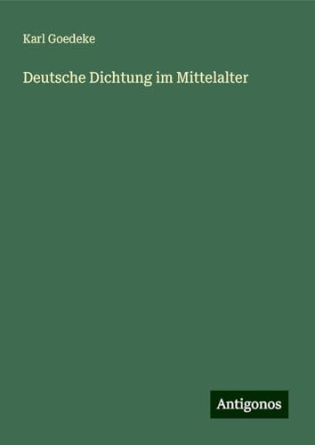 Deutsche Dichtung im Mittelalter Deutsche Dichtung im Mittelalter
