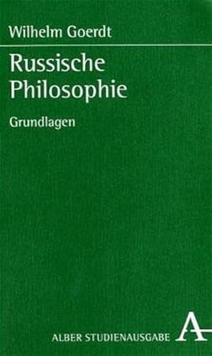 Russische Philosophie: Grundlagen Russische Philosophie: Grundlagen von Alber