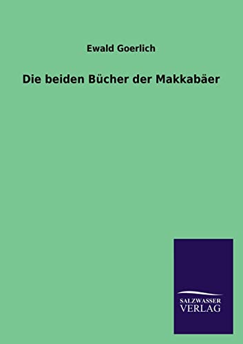 Die beiden Bücher der Makkabäer