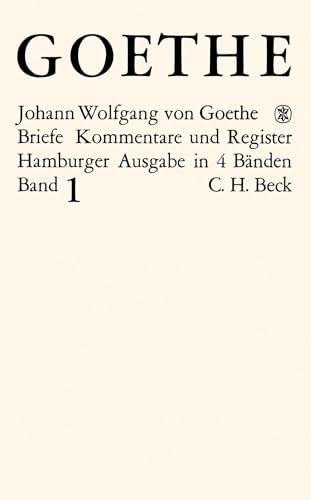 Briefe, 4 Bde., Bd.1, Briefe der Jahre 1764-1786: Textkrit. durchges. u. mit Anmerkungen versehen Briefe, 4 Bde., Bd.1, Briefe der Jahre 1764-1786: Textkrit. durchges. u. mit Anmerkungen versehen