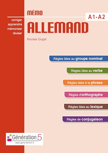 Memo Allemand A1-A2 (College)