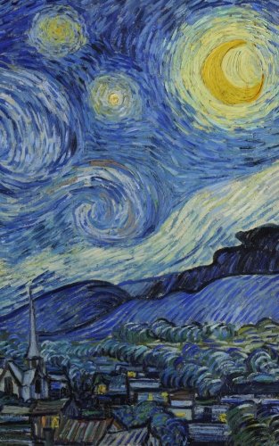Van Gogh Notebook: The Starry Night, 1889 (Van Gogh Notebook, notebook, journal, journal notebook, journal for girls, journal for women, journal prompts)