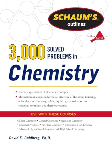 3,000 Solved Problems In Chemistry (Schaum's Outlines) von McGraw-Hill Education