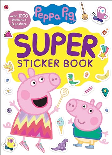 Peppa's Super Sticker Book: Over 1000 Stickers & 8 Posters (Peppa Pig)